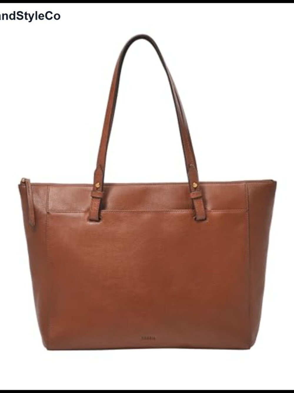LiteHide Leather Tote Bag with 15" Laptop Compartment